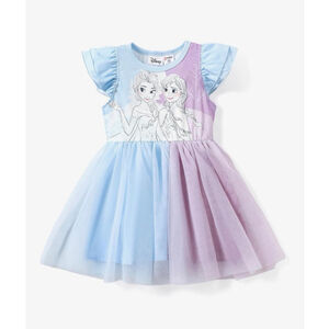 NEW Disney Frozen Elsa Princess Toddler Tulle Overlay Dress 2T